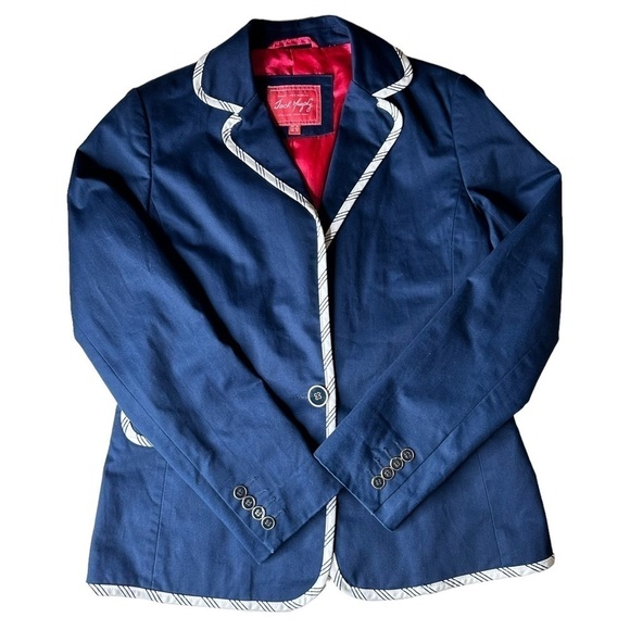 Jack Murphy Navy and White Blazer. Size 10 - Picture 3 of 9